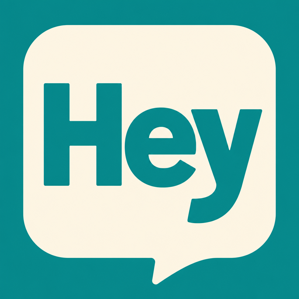 12 hey wordmark